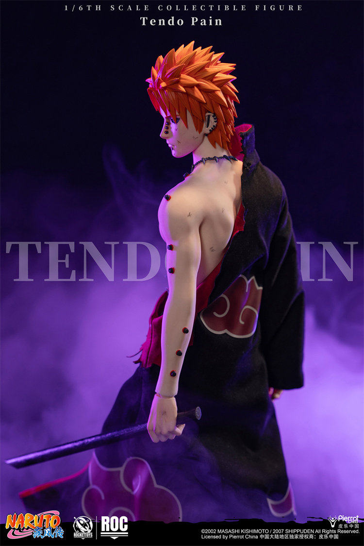 Rocket Toys - 1:6 Tendo Pain Battle Damaged Version Action Figure - inshobby.com
