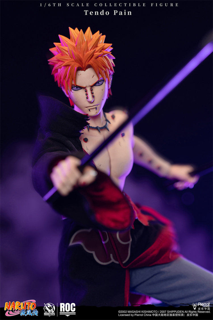 Rocket Toys - 1:6 Tendo Pain Battle Damaged Version Action Figure - inshobby.com