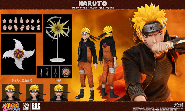 Rocket Toys - 1:6 Uzumaki Naruto Battle Damaged Version Action Figure - inshobby.com