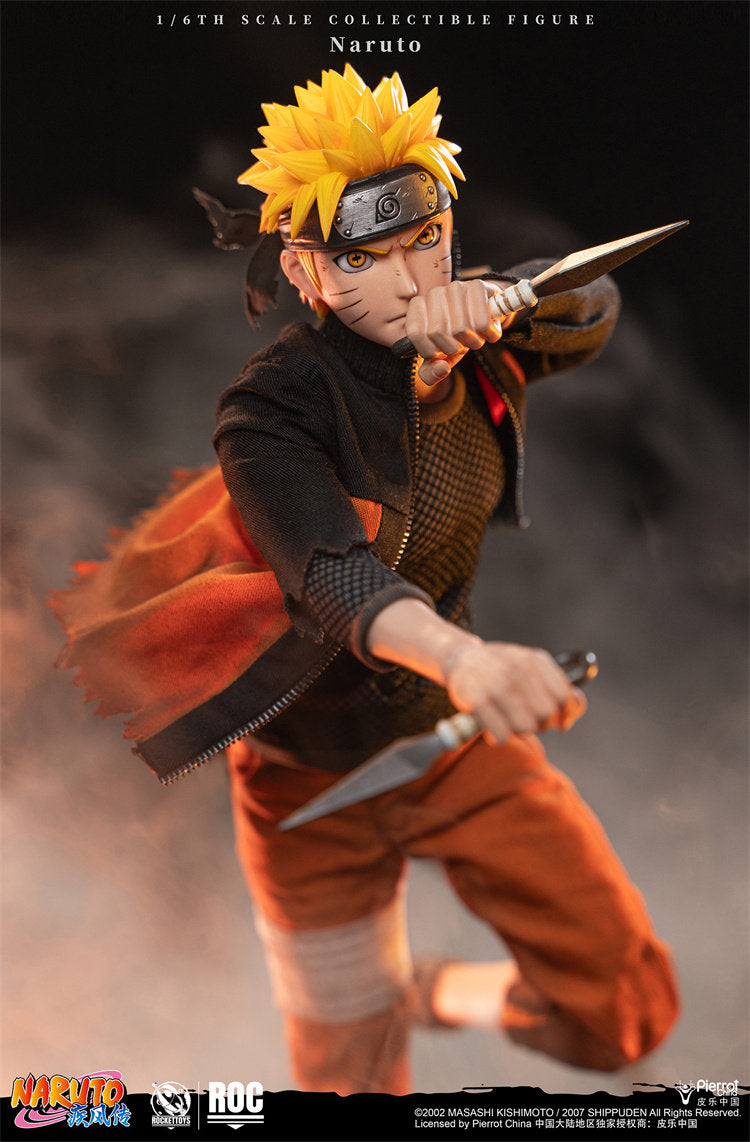 Rocket Toys - 1:6 Uzumaki Naruto Battle Damaged Version Action Figure - inshobby.com
