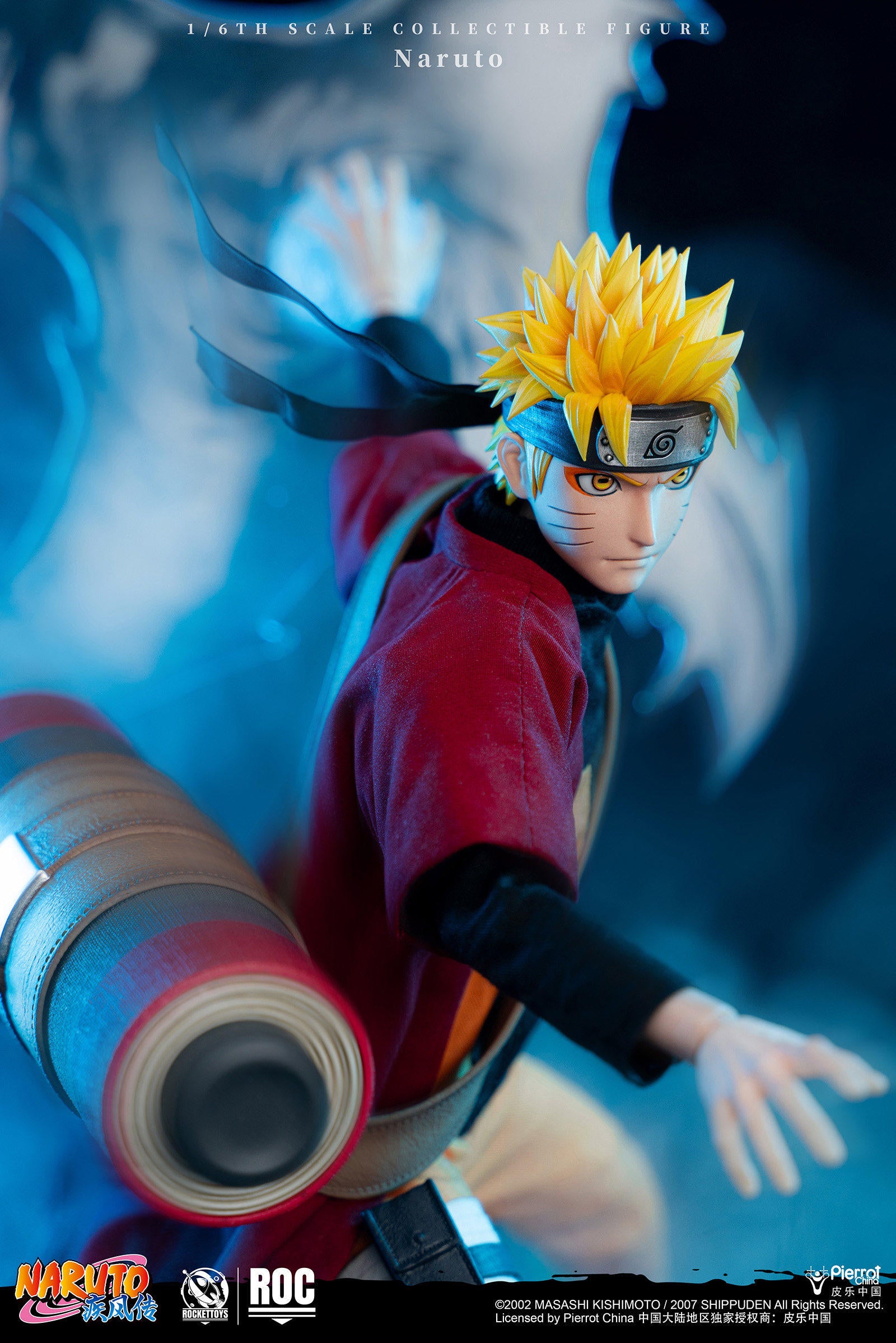 1:6 Uzumaki Naruto Sage Mode Action Figure