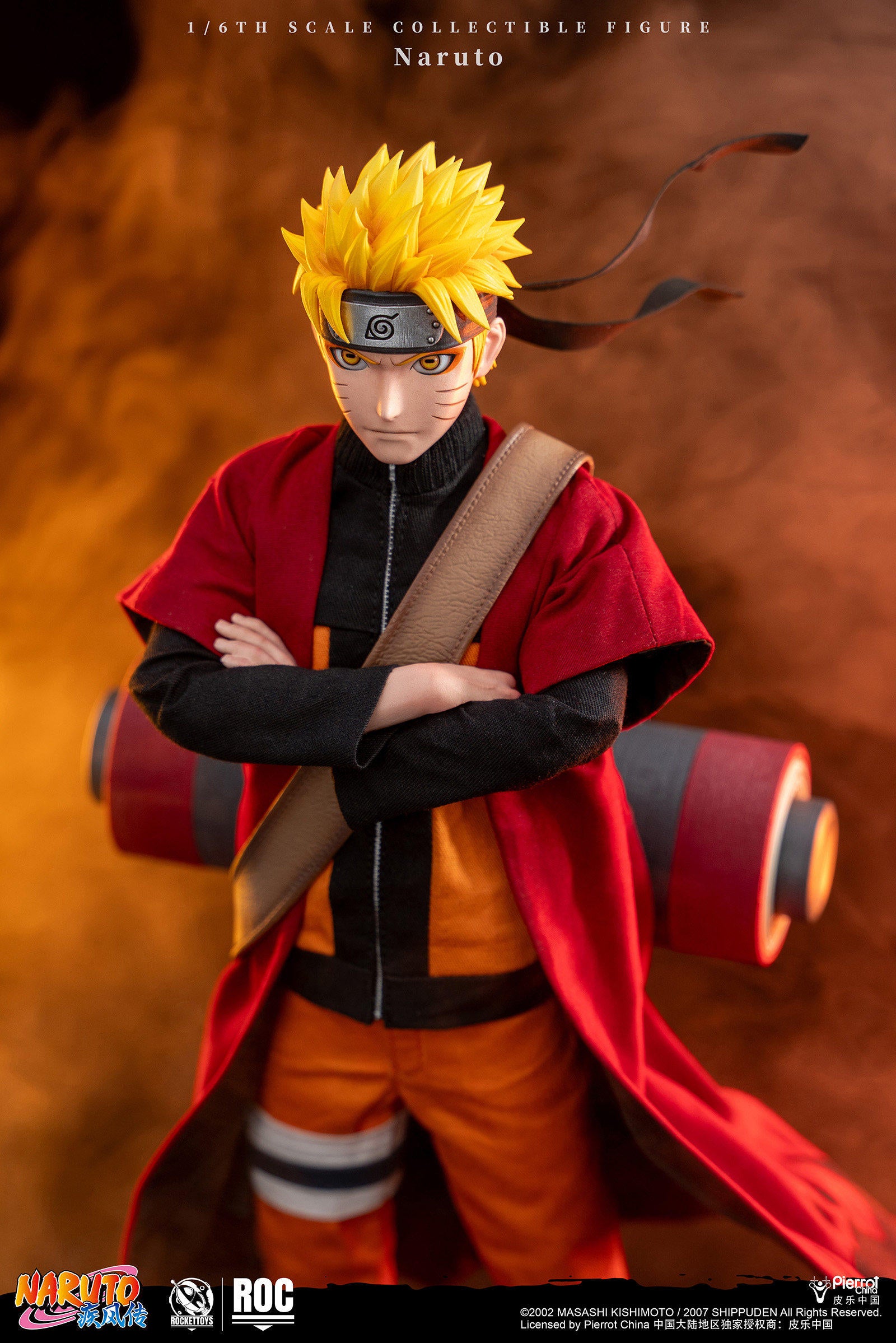 1:6 Uzumaki Naruto Sage Mode Action Figure