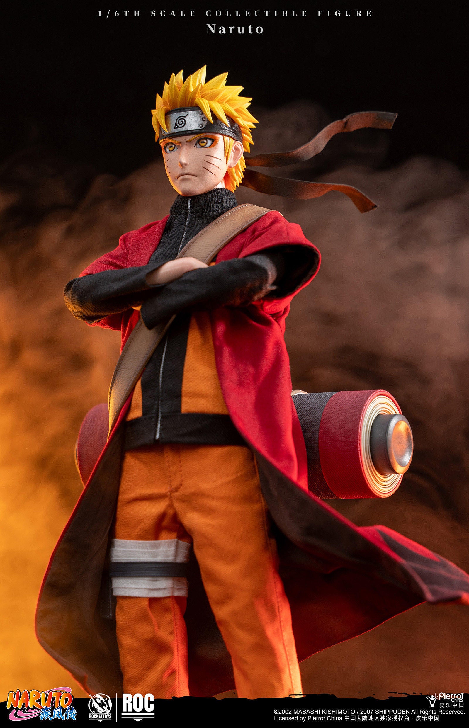 1:6 Uzumaki Naruto Sage Mode Action Figure