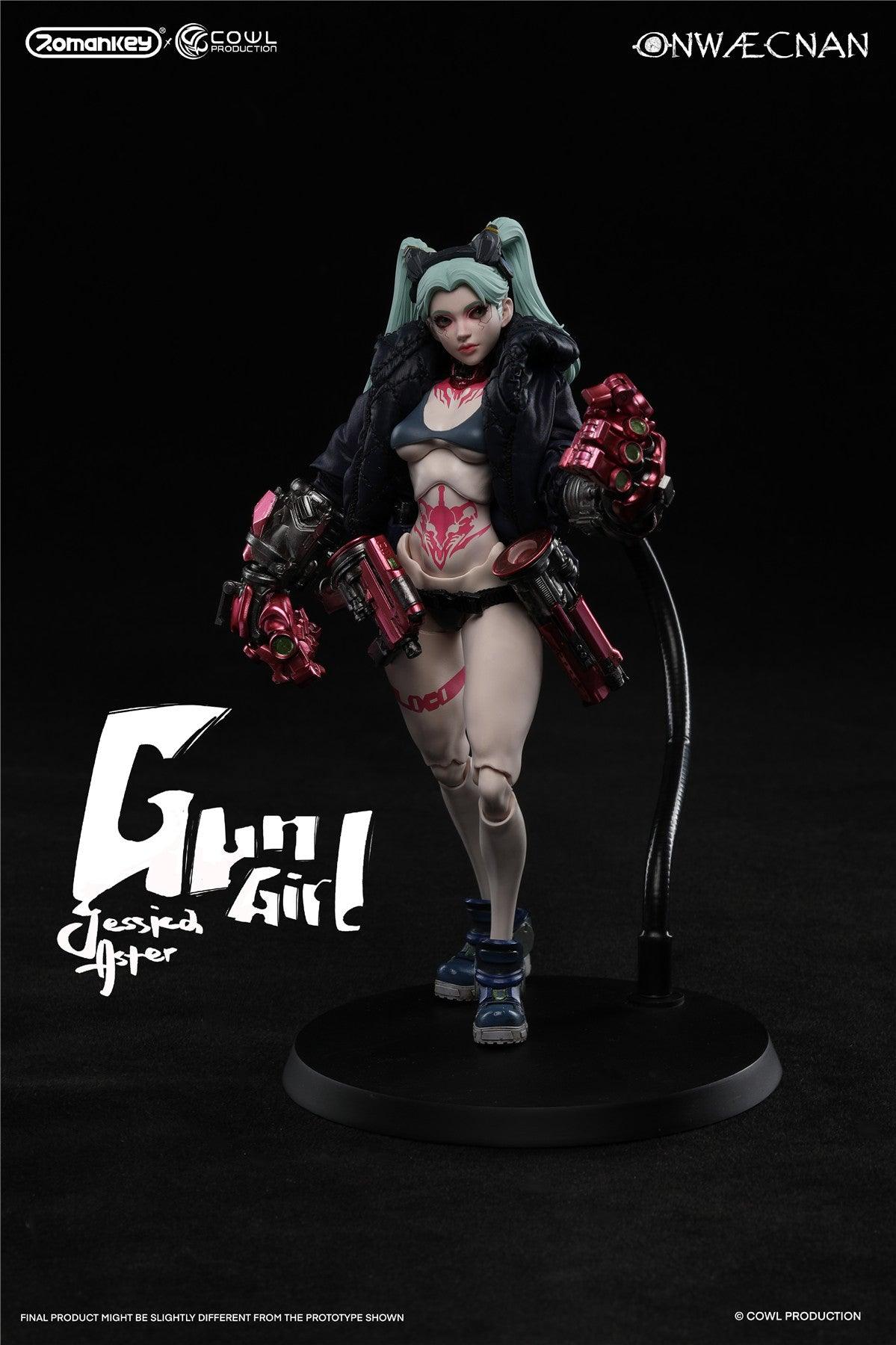 Romankey - 1:12 Gun Girl Jessica Aster - inshobby.com