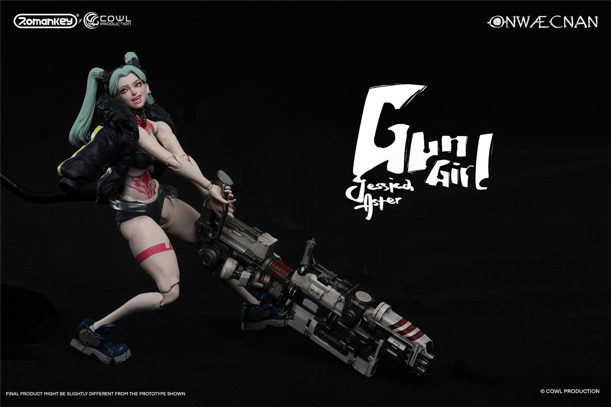 Romankey - 1:12 Gun Girl Jessica Aster - inshobby.com