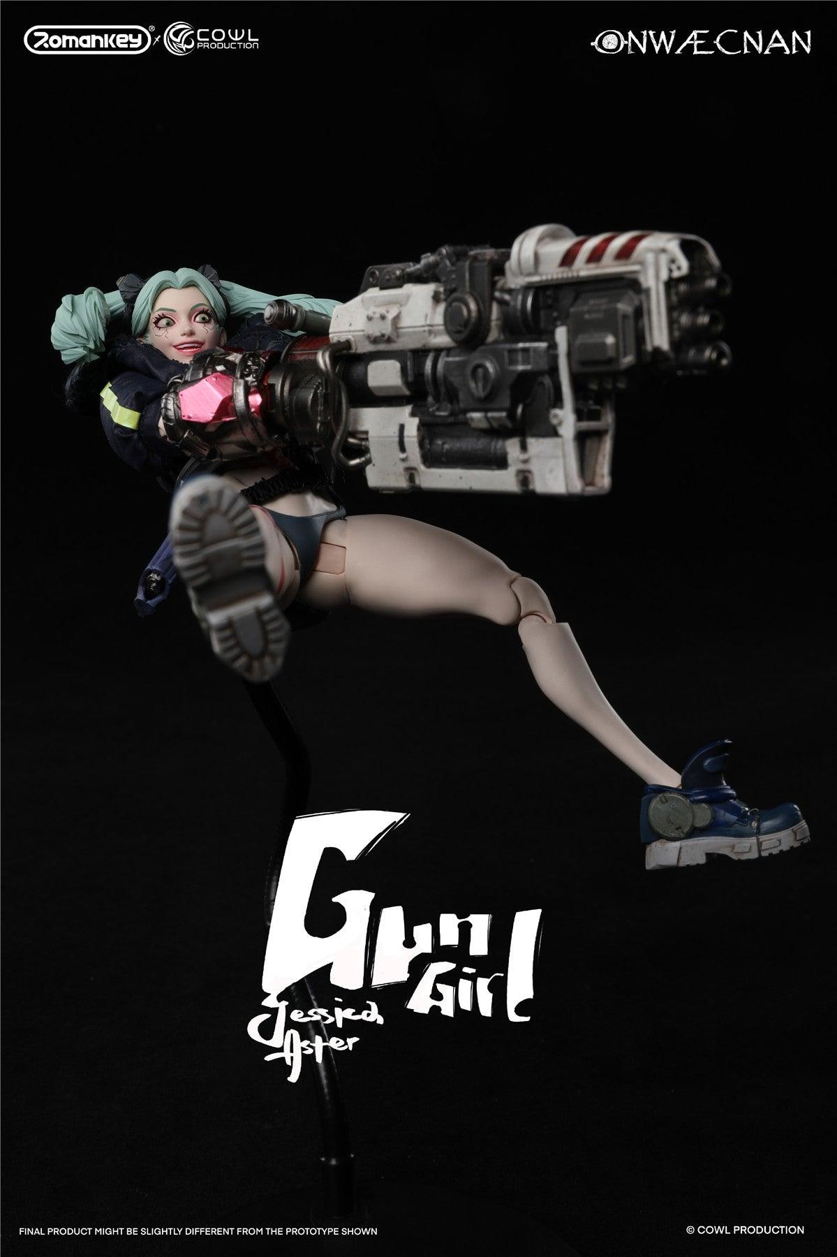 Romankey - 1:12 Gun Girl Jessica Aster - inshobby.com