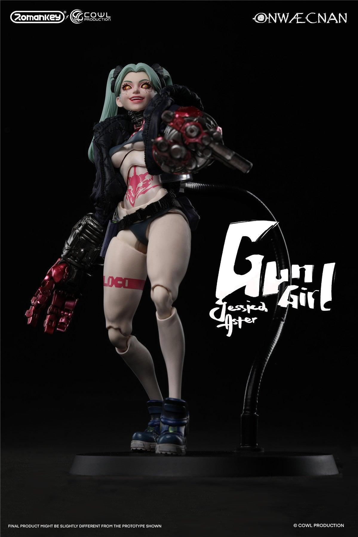 Romankey - 1:12 Gun Girl Jessica Aster - inshobby.com