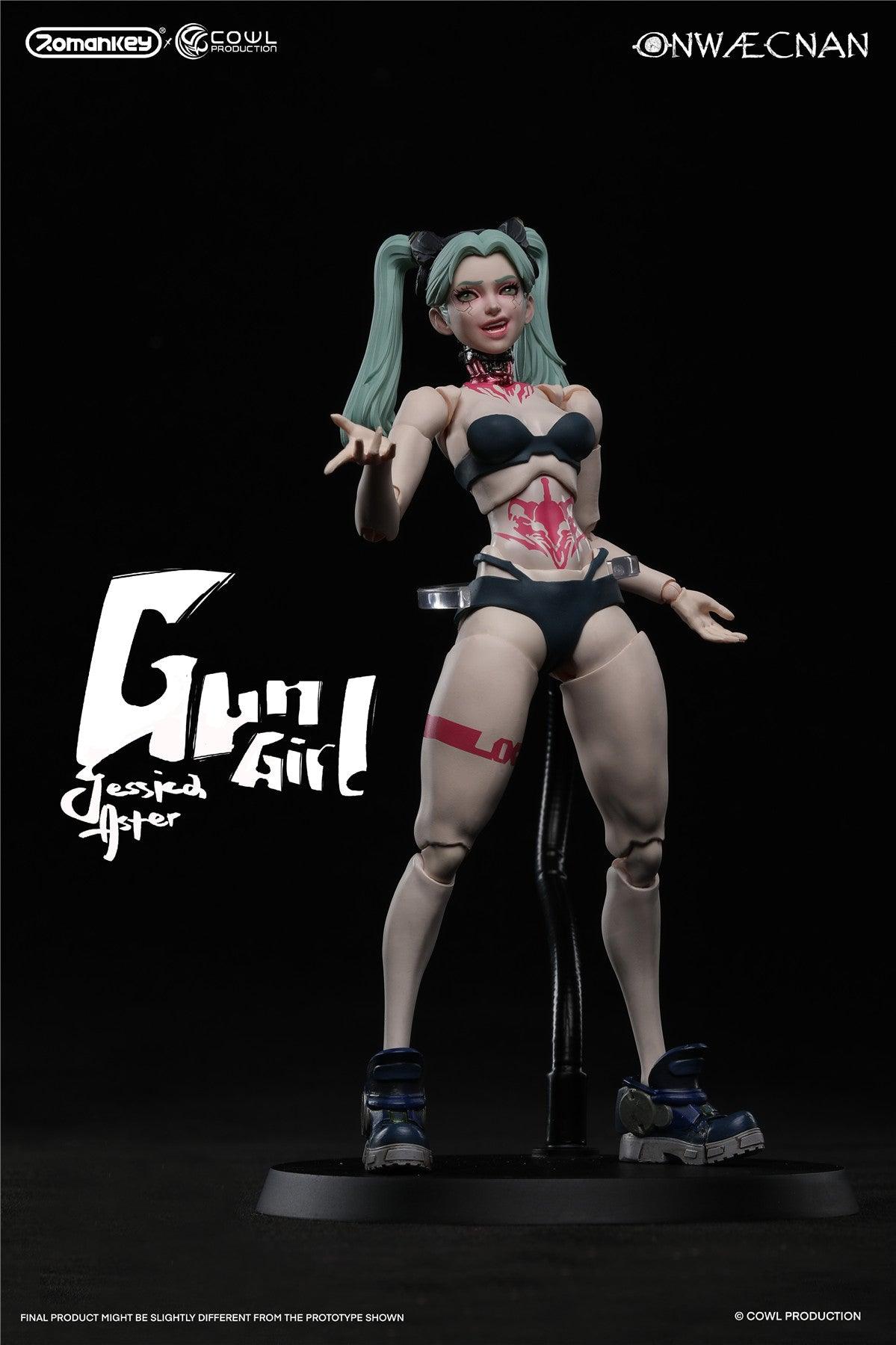 Romankey - 1:12 Gun Girl Jessica Aster - inshobby.com