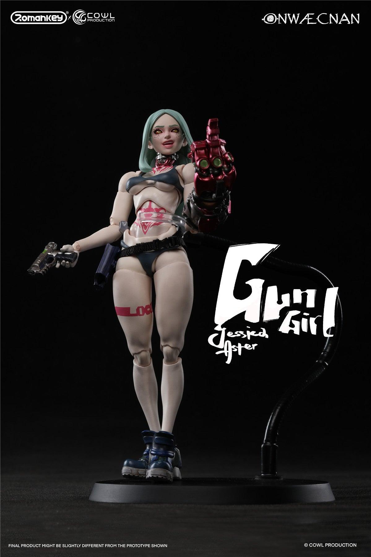 Romankey - 1:12 Gun Girl Jessica Aster - inshobby.com