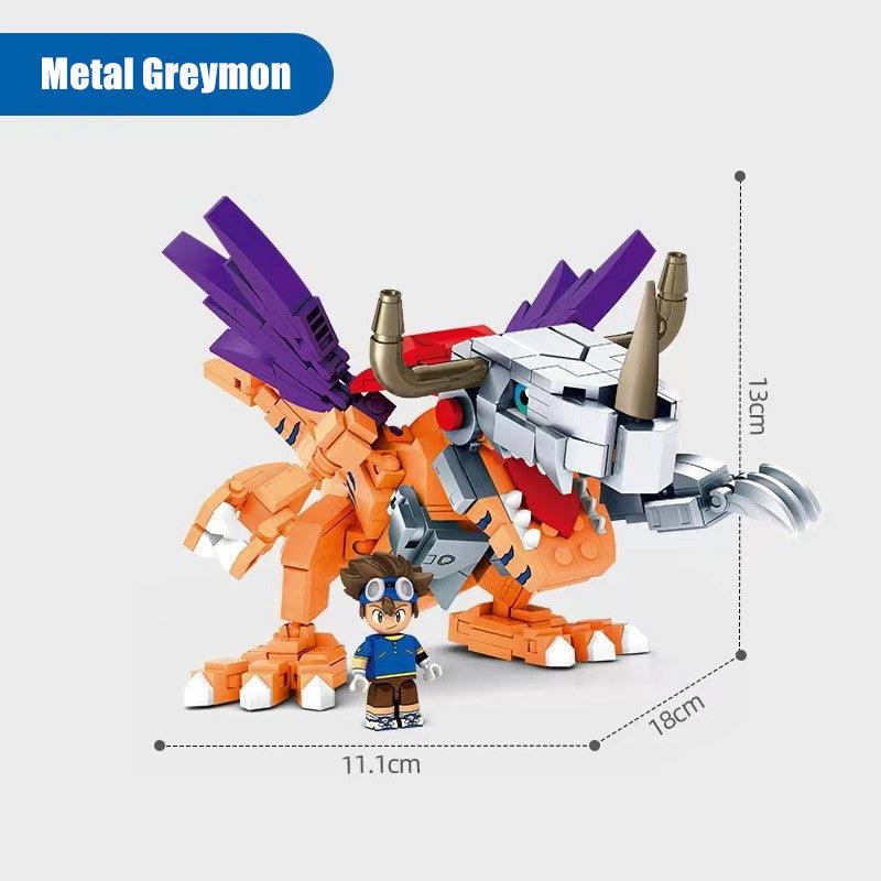 Sembo - Metal Greymon Building Blocks - inshobby.com
