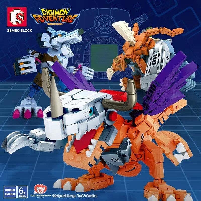 Sembo - Metal Greymon Building Blocks - inshobby.com