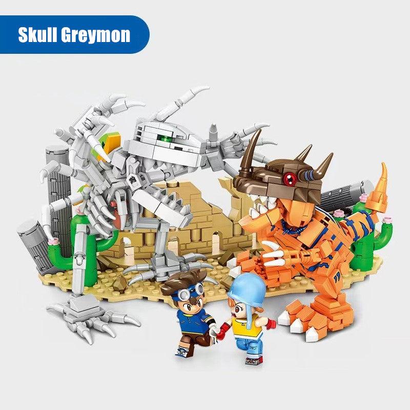 Sembo - Skull Greymon Building Blocks - inshobby.com