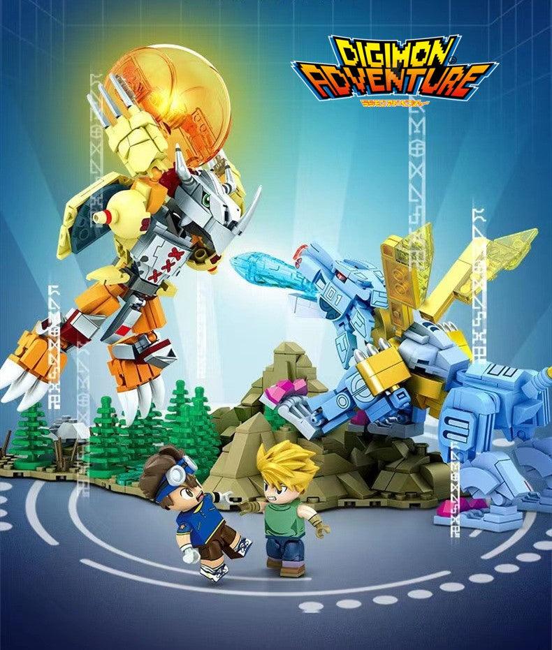 Sembo - War Greymon vs Metal Garurumon Building Blocks - inshobby.com