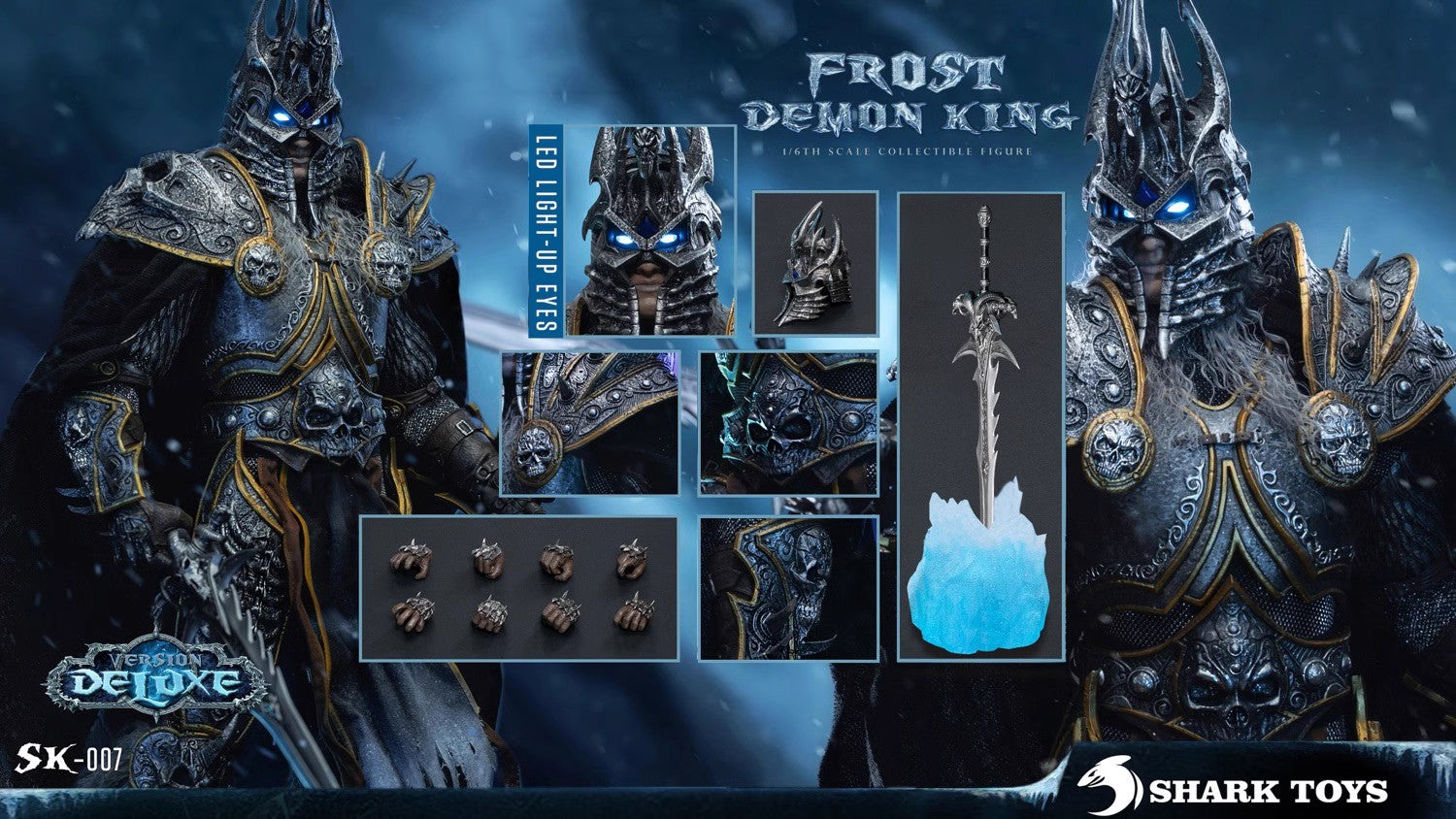 Shark Toys - 1:6 Frost Demon King Action Figure - inshobby.com