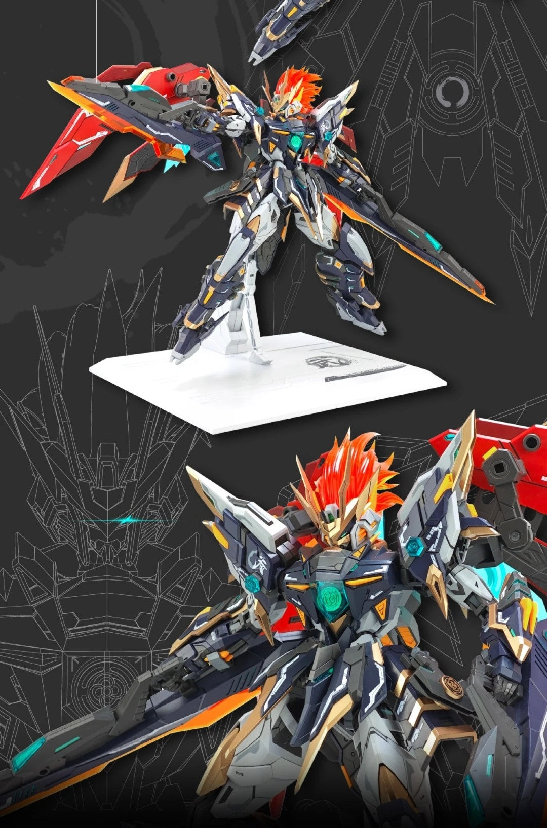 SNAA - 1:100 Martial Emperor Model Kit - inshobby.com