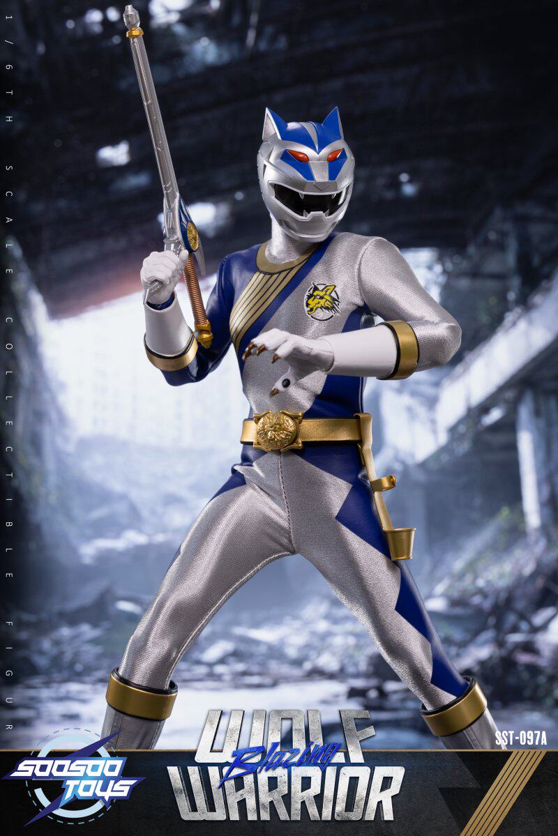 1:6 Blazing Evil Crushing Sword Ranger Team Set Action Figure