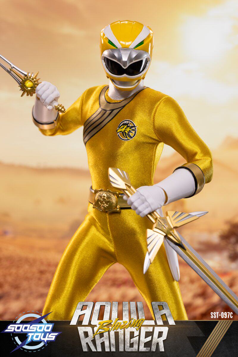 1:6 Blazing Evil Crushing Sword Ranger Team Set Action Figure