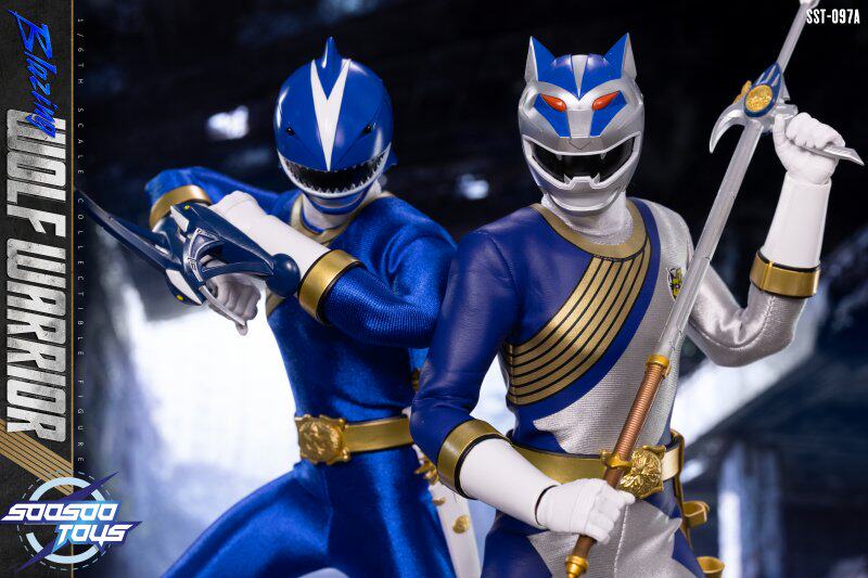1:6 Blazing Evil Crushing Sword Ranger Team Set Action Figure