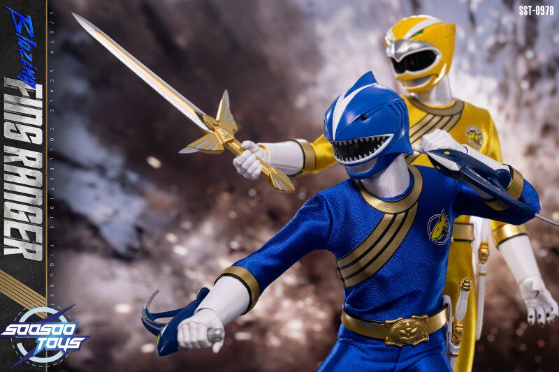 1:6 Blazing Evil Crushing Sword Ranger Team Set Action Figure