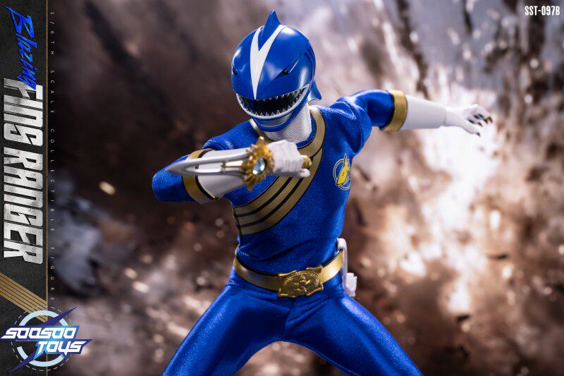 1:6 Blazing Evil Crushing Sword Ranger Team Set Action Figure