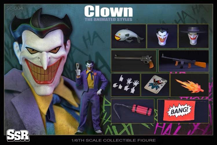 SSR Toys - 1:6 Clown The Animated Styles Action Figure - inshobby.com