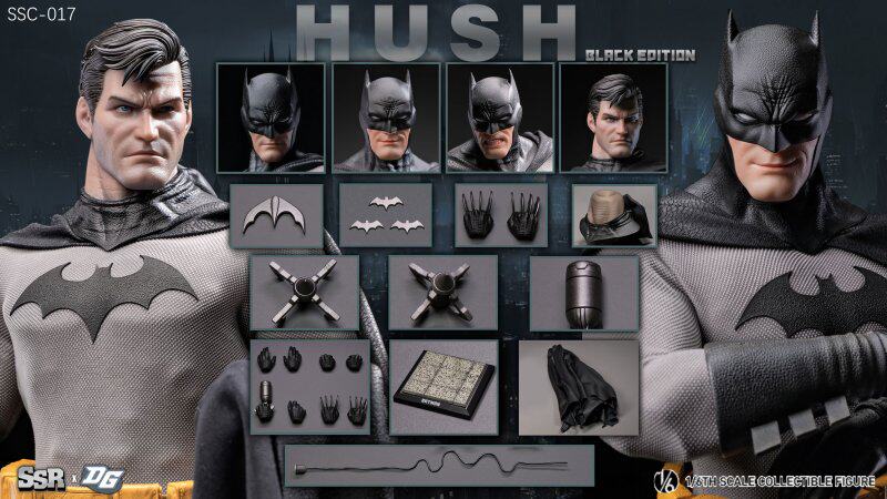 SSR Toys - 1:6 Hush 2.0 Black Edition Action Figure - inshobby.com