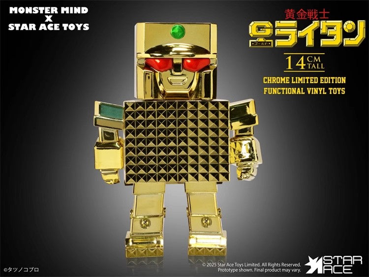 Star Ace - Gold Lightan Art Sofubi Vinyl Action Figure - inshobby.com