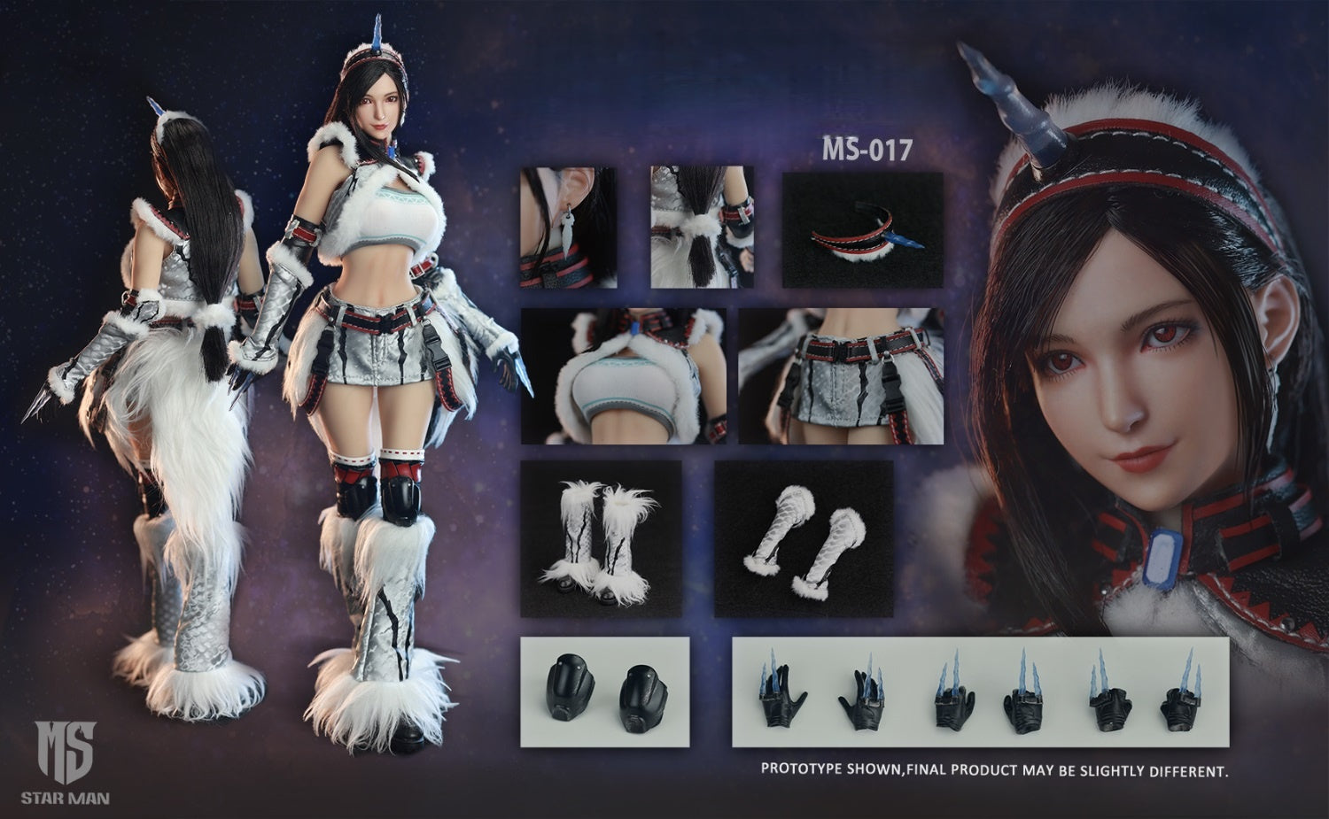 Star Man - 1:6 Tifa Kirin Suit Version Seamless Figure - inshobby.com