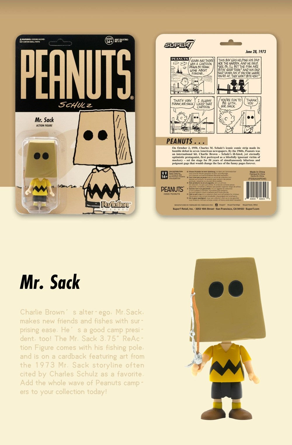 Super7 - Peanuts Snoopy Vol.3 Vinyl ReAction Figure - inshobby.com