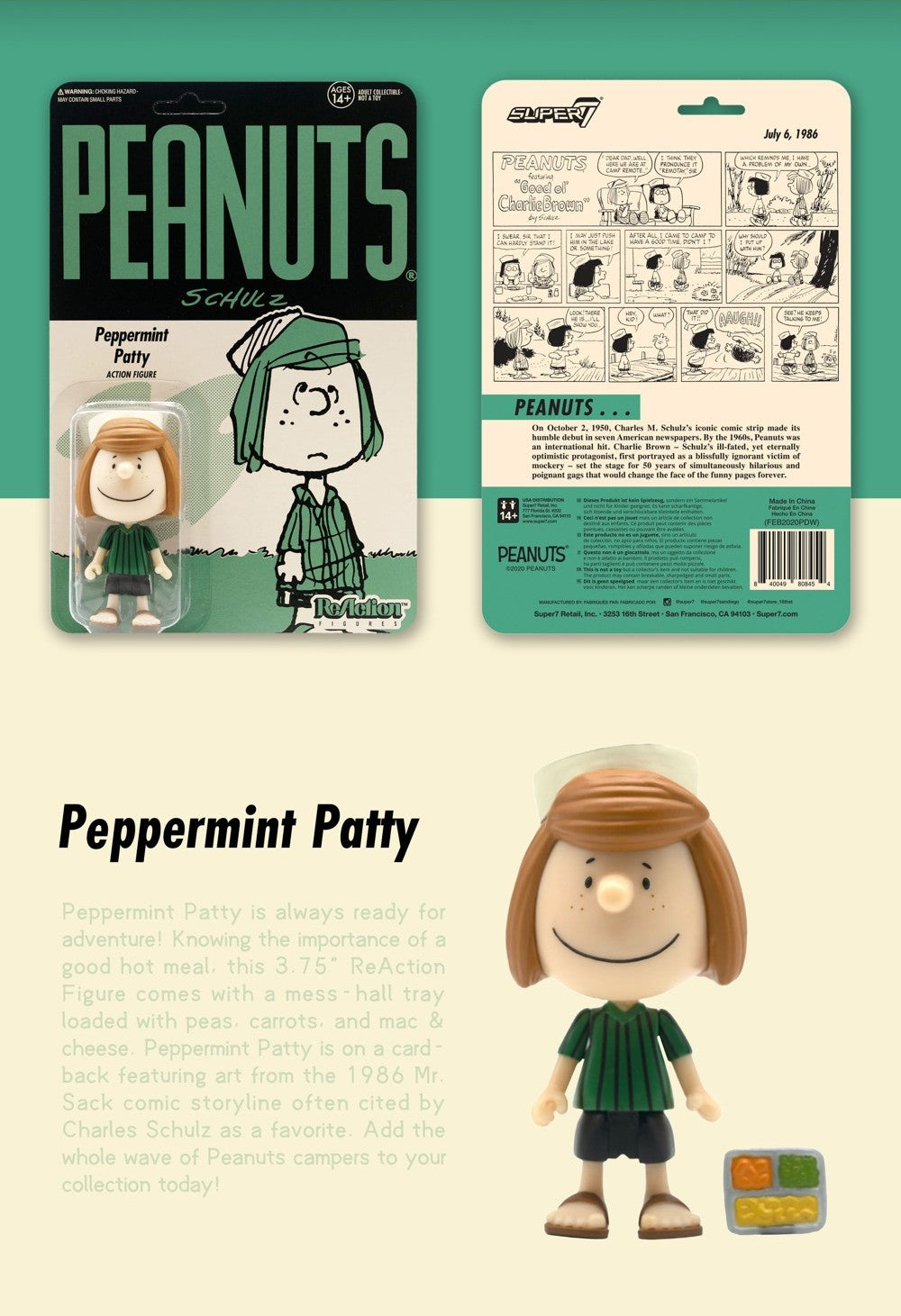 Super7 - Peanuts Snoopy Vol.3 Vinyl ReAction Figure - inshobby.com