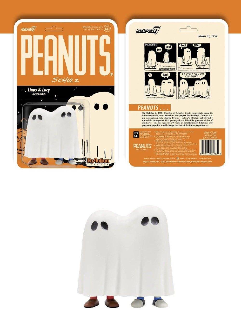 Super7 - Peanuts Snoopy Vol.4 Vinyl ReAction Figure - inshobby.com