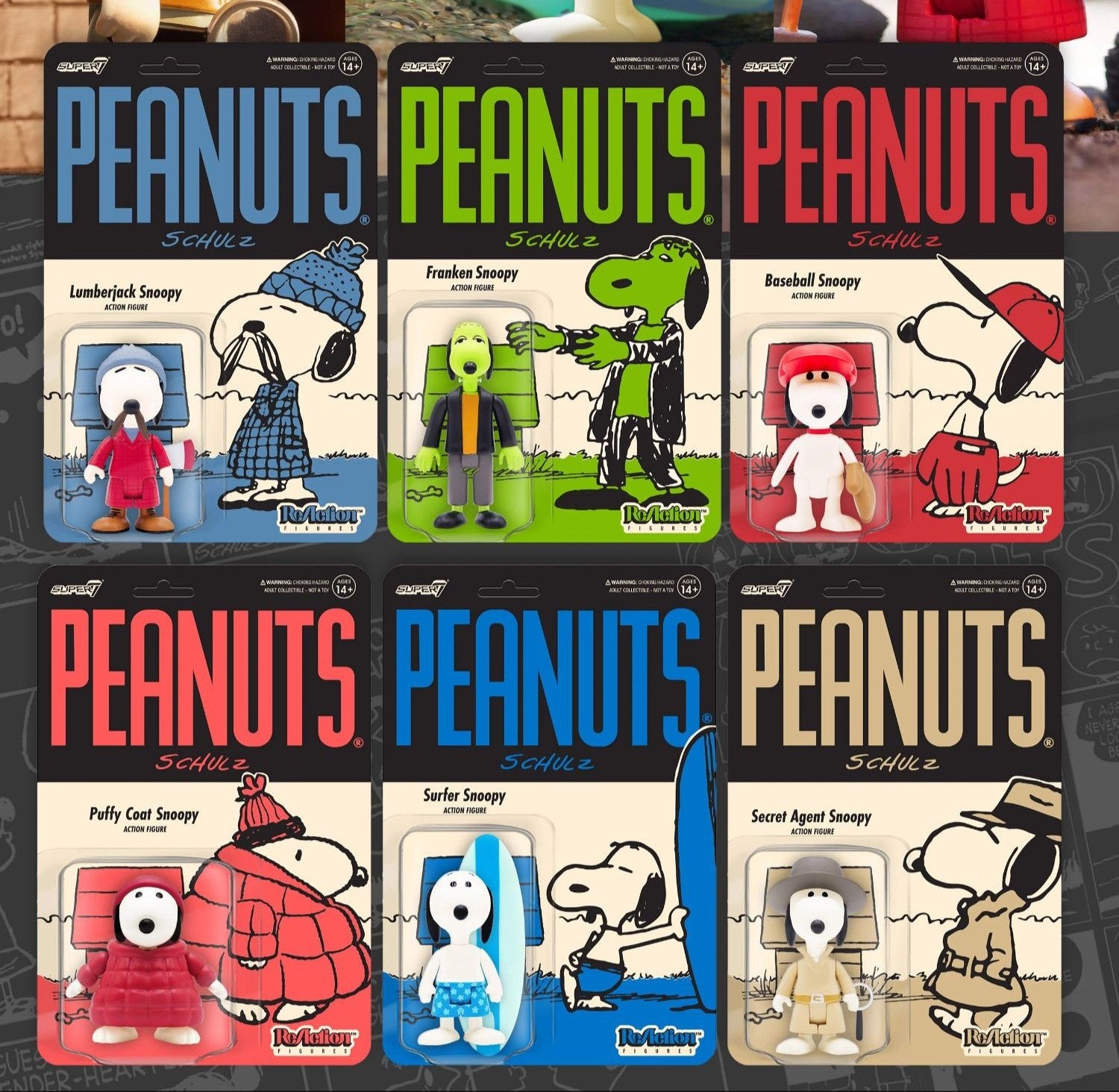 Super7 - Peanuts Snoopy Vol.5 Vinyl ReAction Figure - inshobby.com