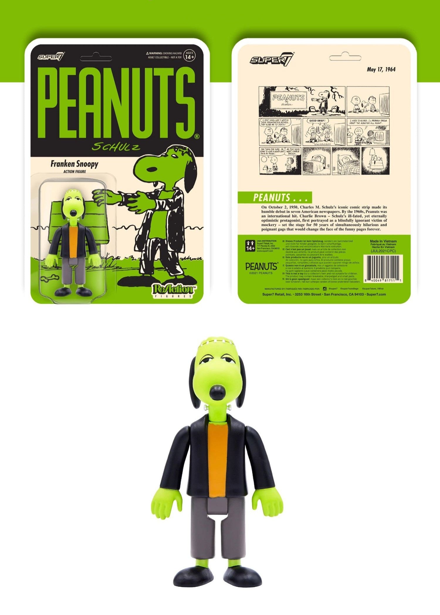 Super7 - Peanuts Snoopy Vol.5 Vinyl ReAction Figure - inshobby.com