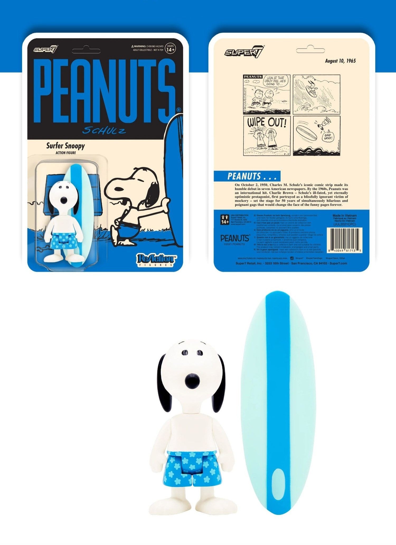 Super7 - Peanuts Snoopy Vol.5 Vinyl ReAction Figure - inshobby.com