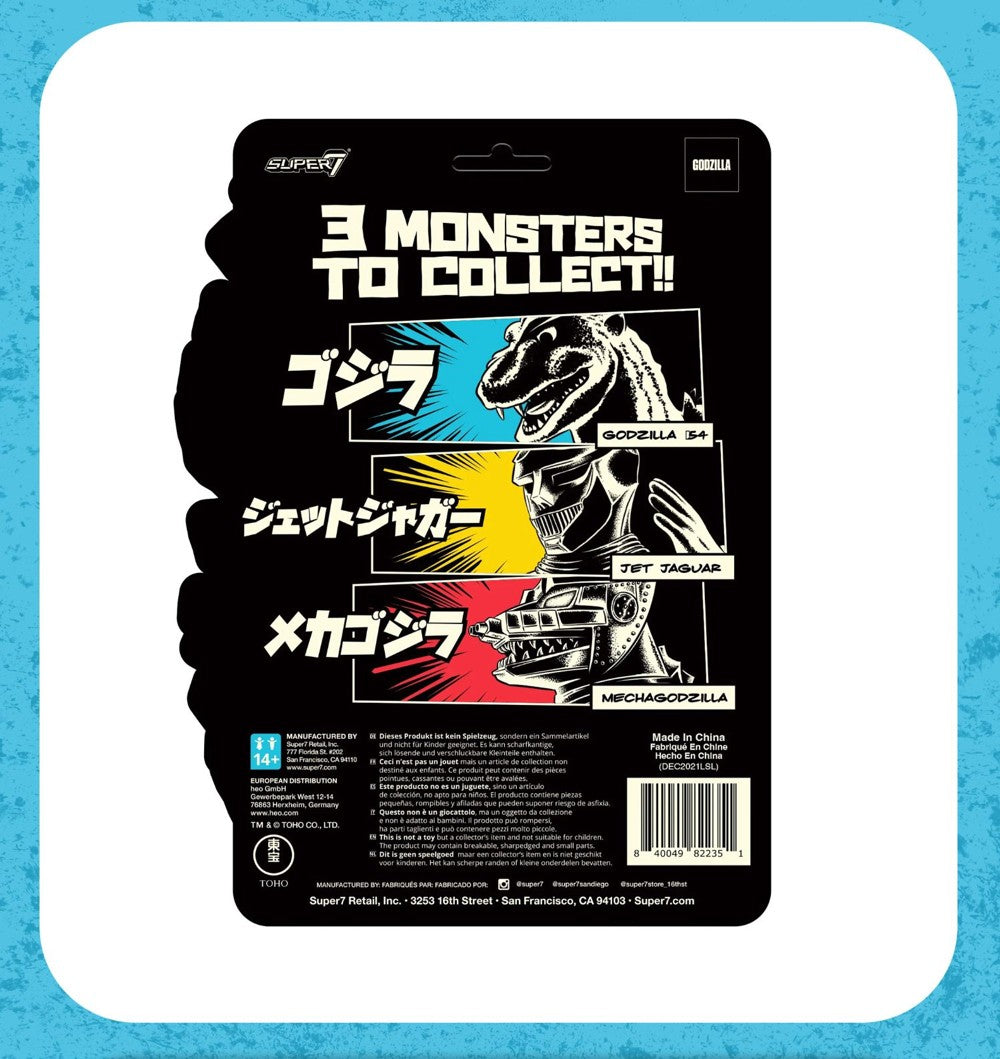 Super7 - Toho Godzilla Glow in the Dark Vol.1 Vinyl ReAction Figure - inshobby.com