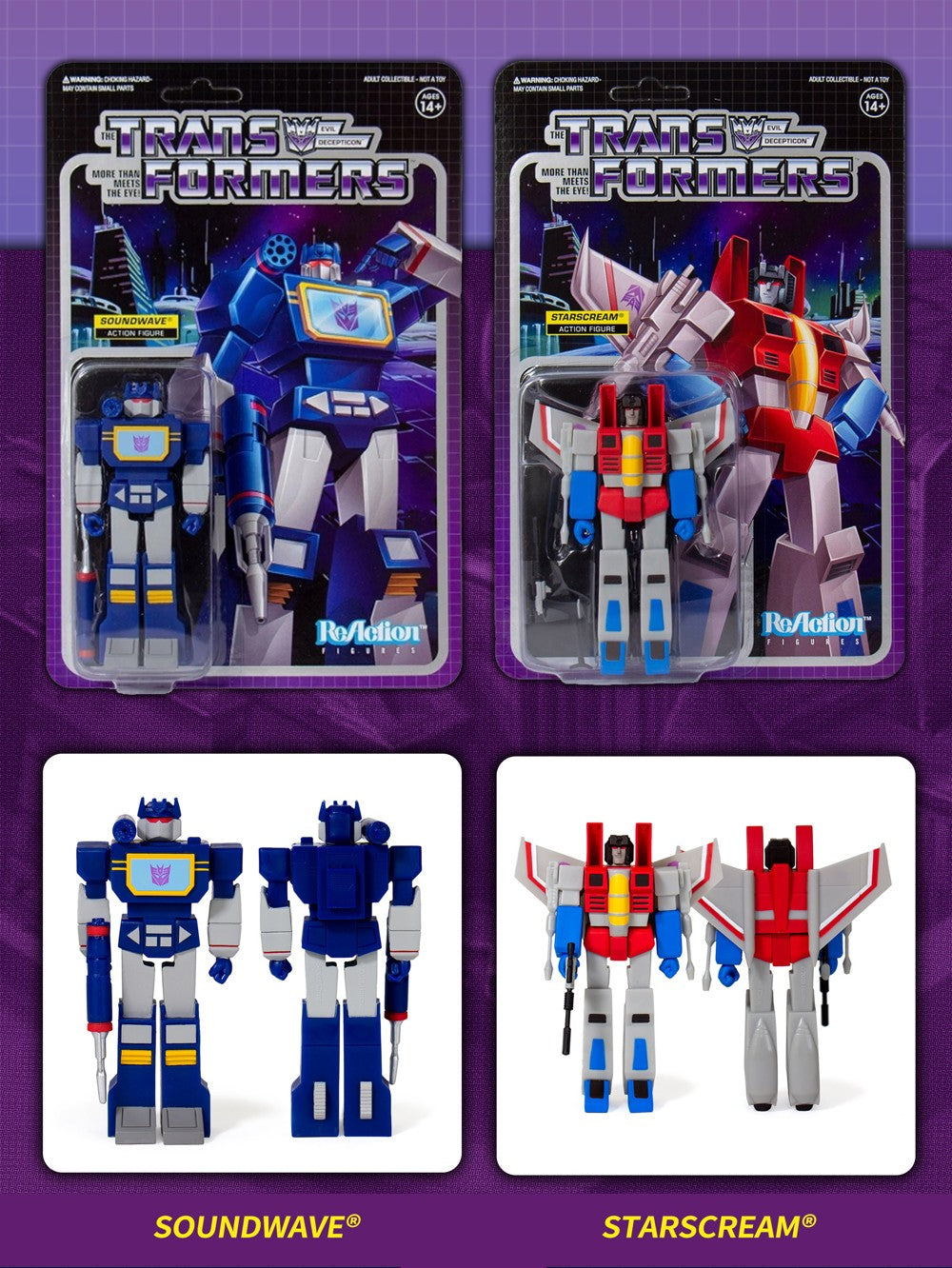 Super7 - Transformers Vol.1 Vinyl ReAction Figure - inshobby.com