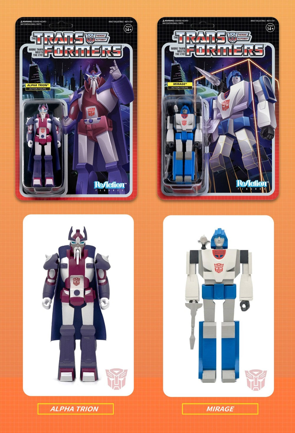 Super7 - Transformers Vol.2B Vinyl ReAction Figure - inshobby.com