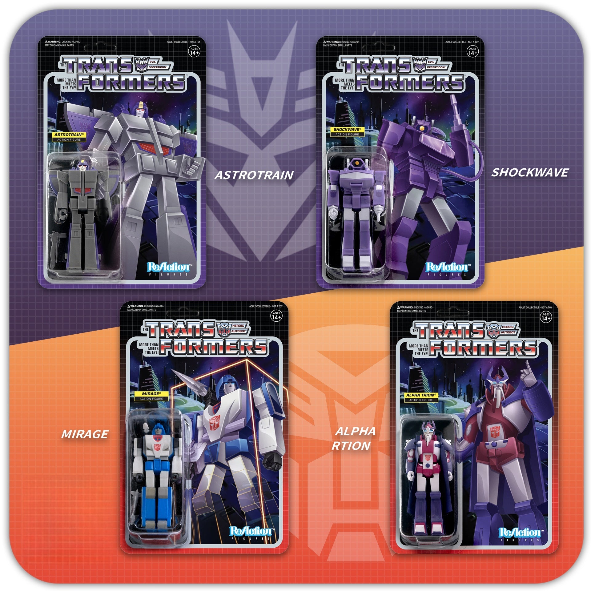 Super7 - Transformers Vol.2B Vinyl ReAction Figure - inshobby.com