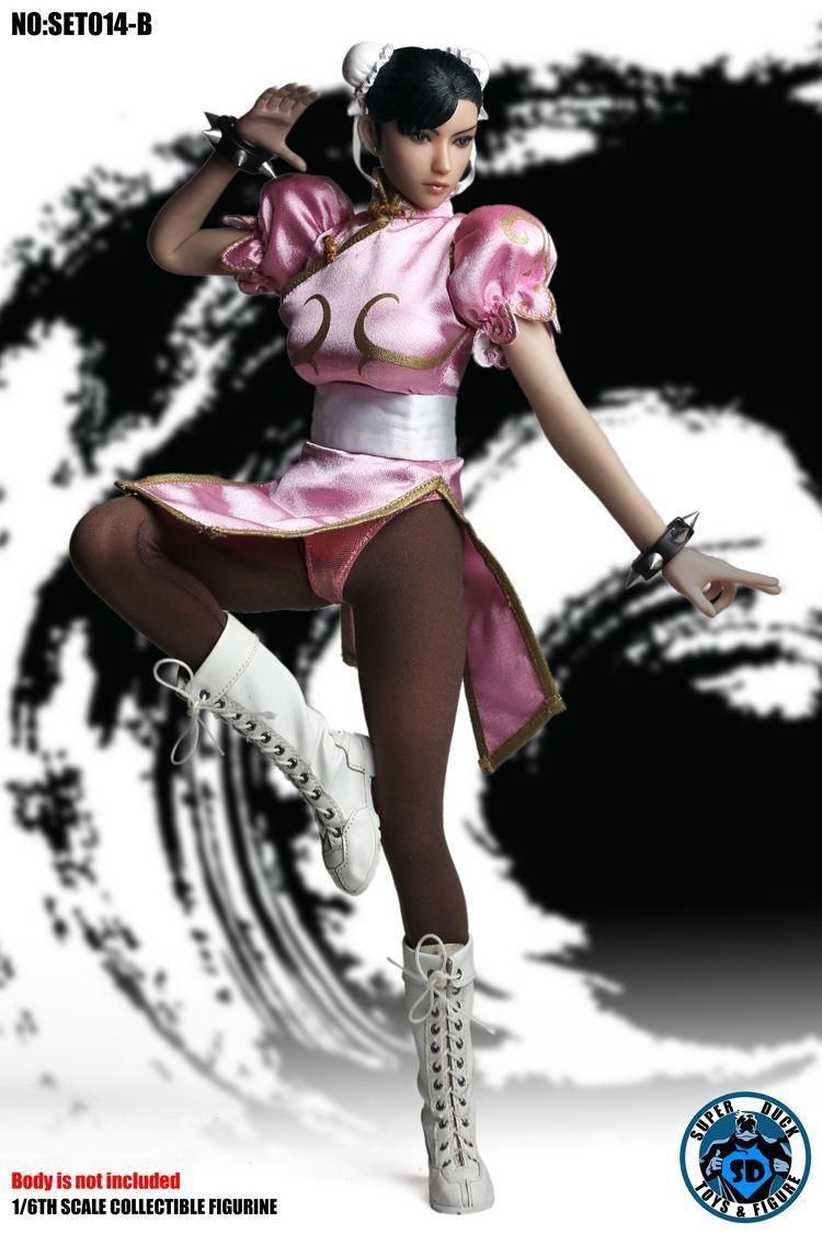 Superduck - 1:6 Chun-Li Pink Seamless Figure - inshobby.com