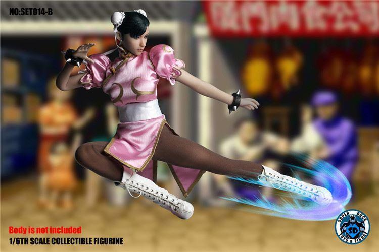 Superduck - 1:6 Chun-Li Pink Seamless Figure - inshobby.com