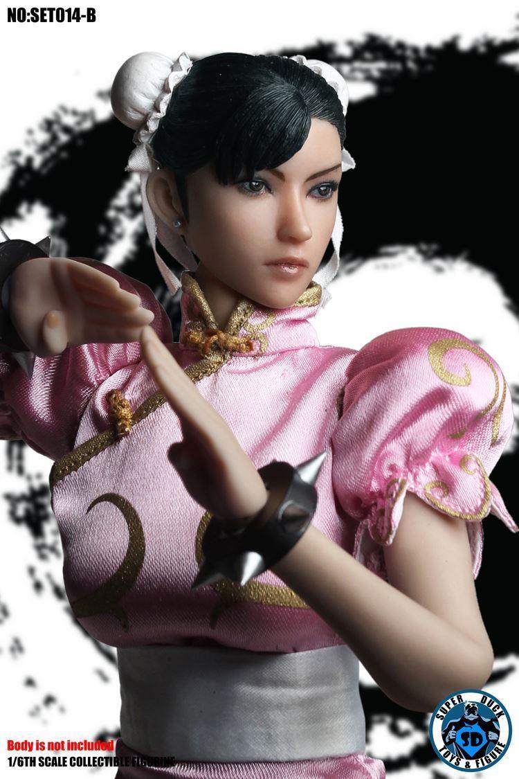 Superduck - 1:6 Chun-Li Pink Seamless Figure - inshobby.com