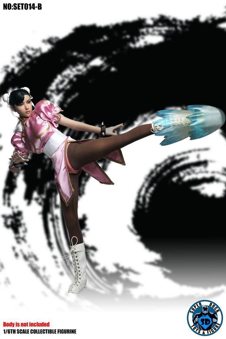 Superduck - 1:6 Chun-Li Pink Seamless Figure - inshobby.com