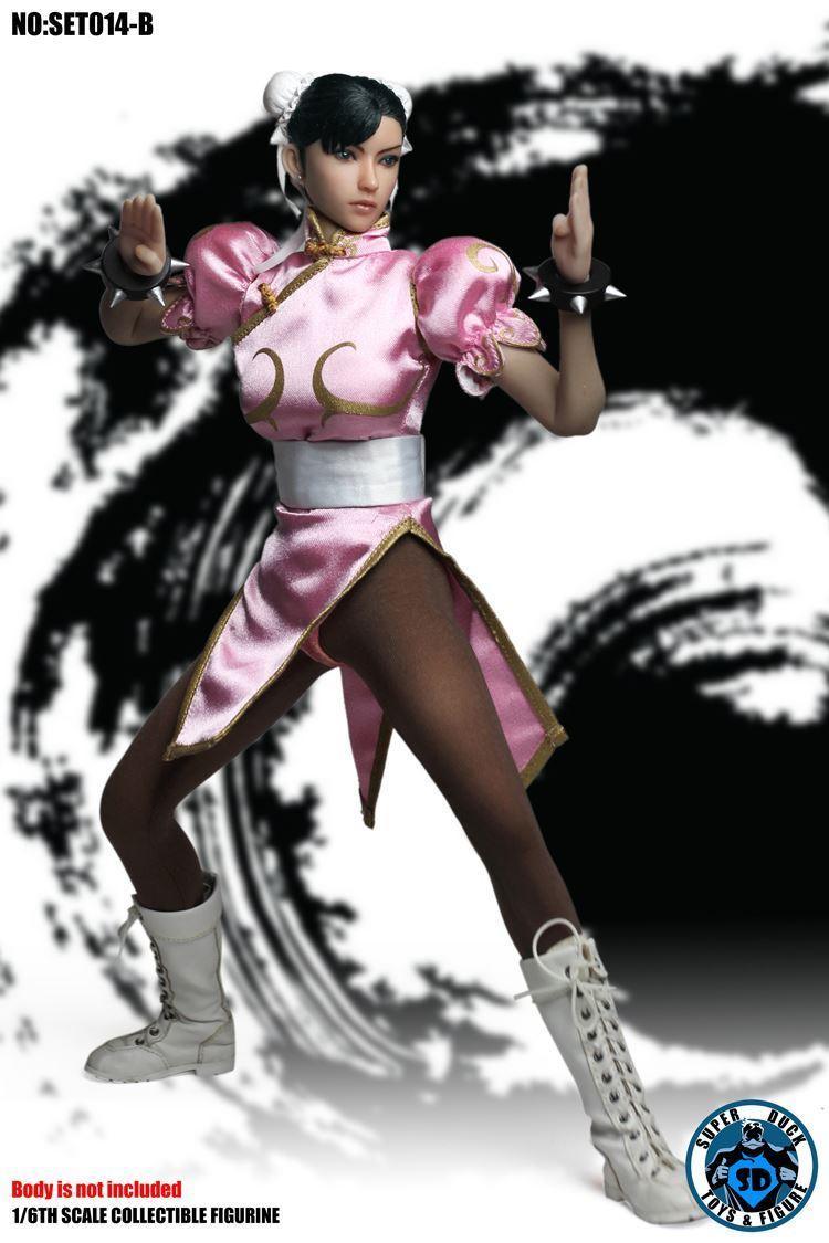 Superduck - 1:6 Chun-Li Pink Seamless Figure - inshobby.com