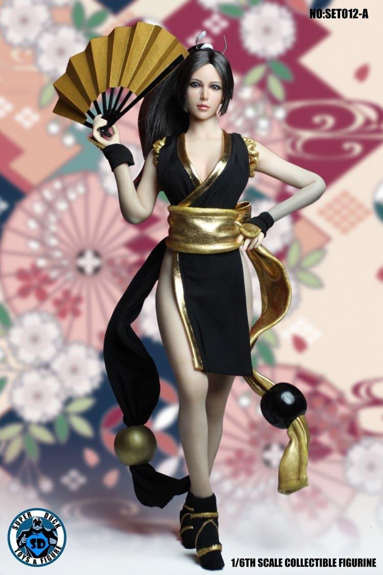 Superduck - 1:6 Mai Shiranui Black Seamless Figure - inshobby.com