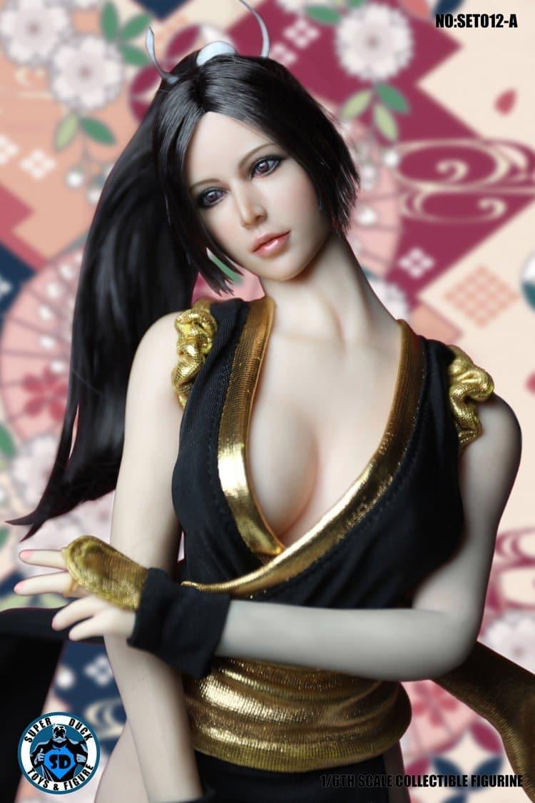 Superduck - 1:6 Mai Shiranui Black Seamless Figure - inshobby.com