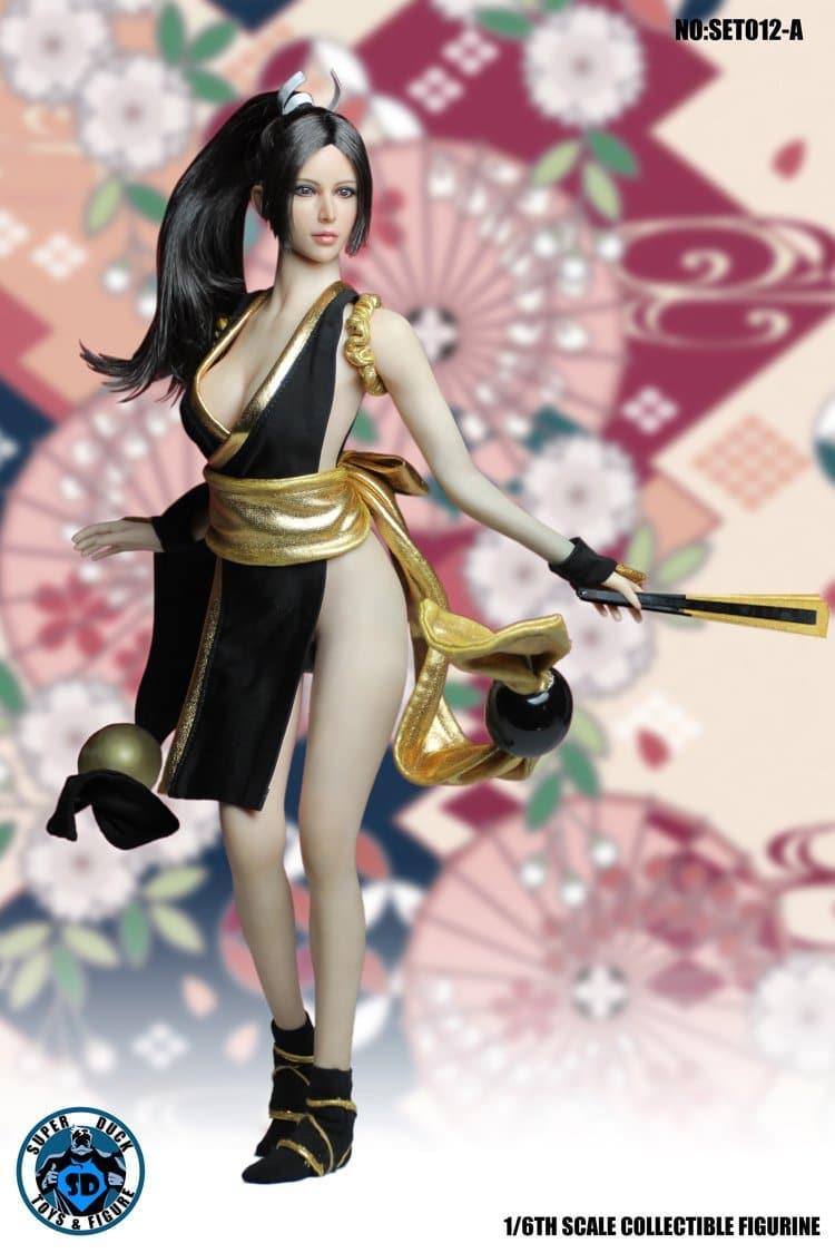 Superduck - 1:6 Mai Shiranui Black Seamless Figure - inshobby.com