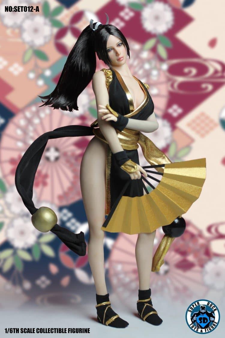 Superduck - 1:6 Mai Shiranui Black Seamless Figure - inshobby.com
