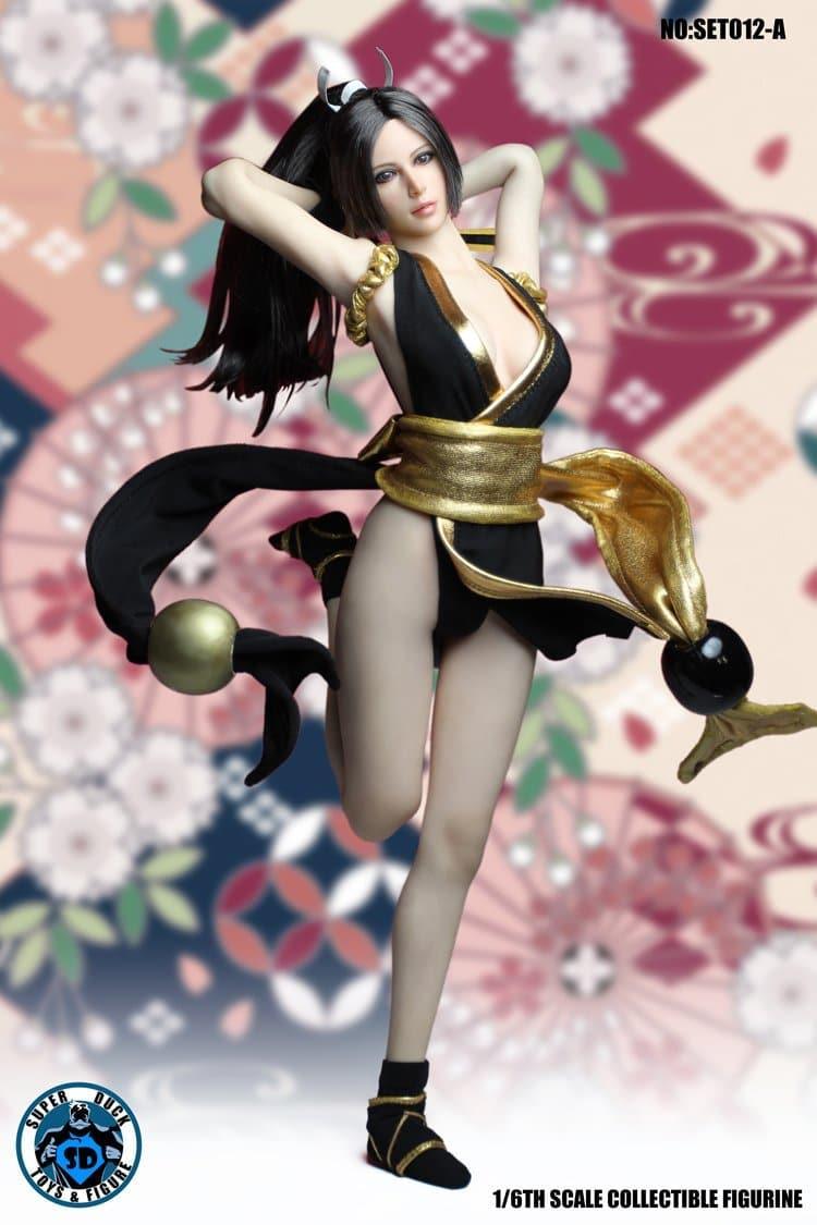 Superduck - 1:6 Mai Shiranui Black Seamless Figure - inshobby.com