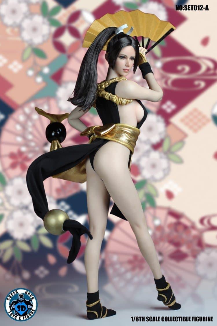 Superduck - 1:6 Mai Shiranui Black Seamless Figure - inshobby.com