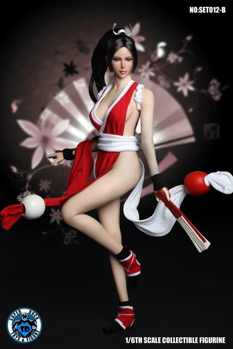 Superduck - 1:6 Mai Shiranui Red Seamless Figure